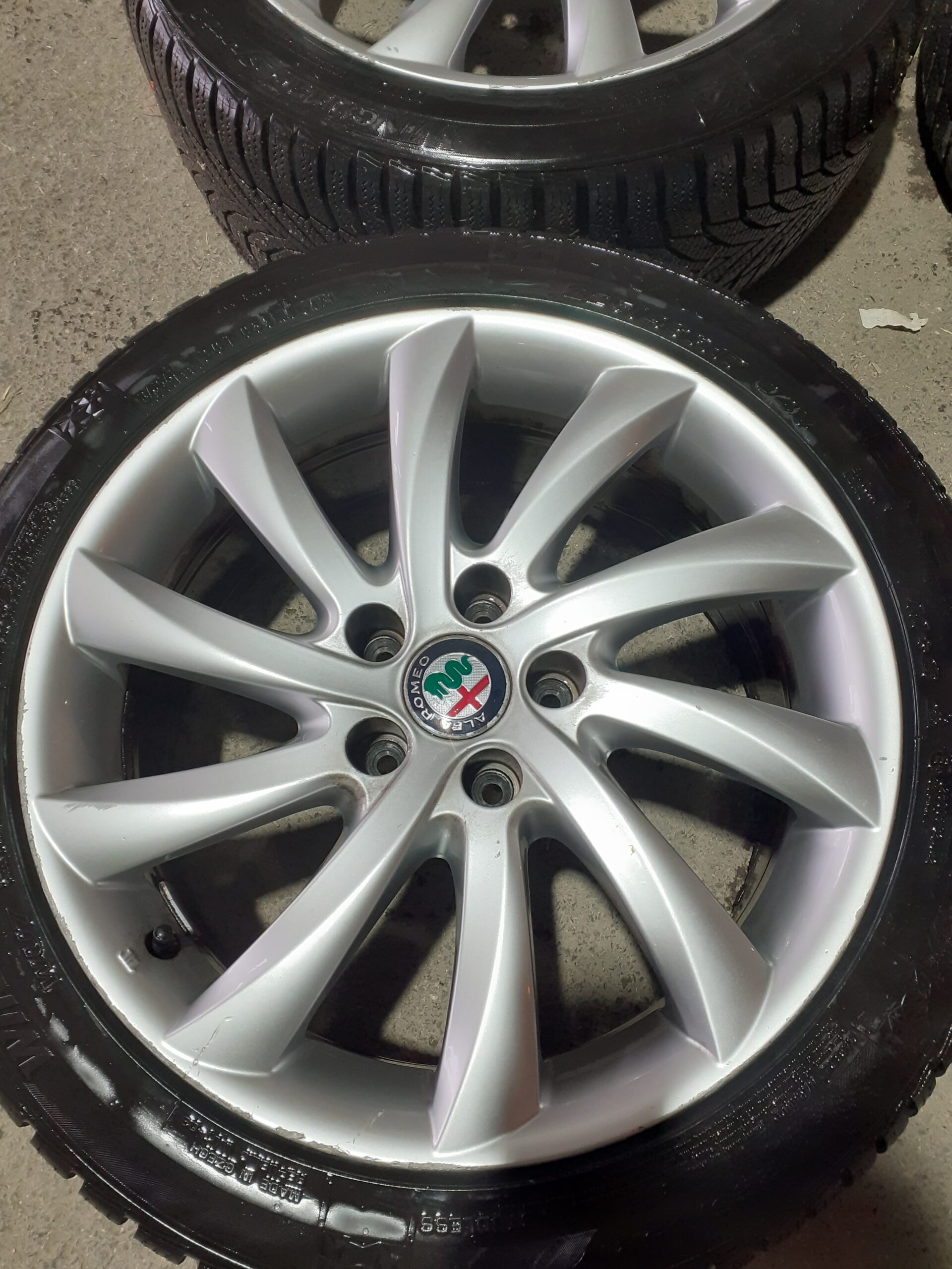 ALFA ROMEO GIULIETTA CERCHI E GOMME 225/45/17 M+S INVERNALI