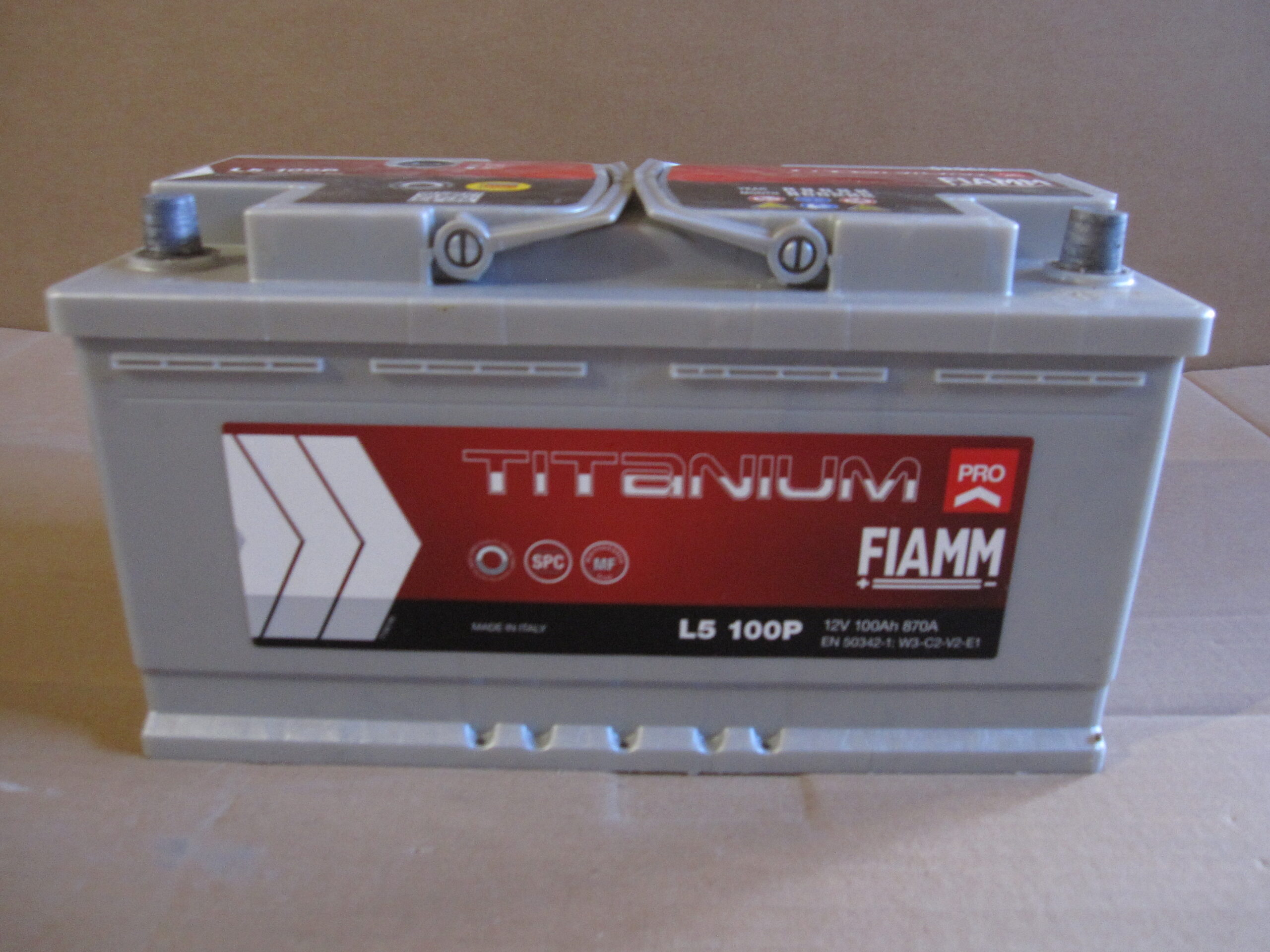 BATTERIA FIAMM TITANIUM L5100P 12V 100AH 870A NUOVA