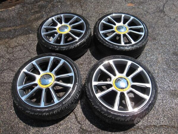 500 ABARTH CERCHI E GOMME ESTIVE 205/40/17