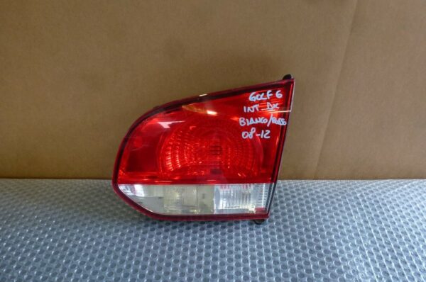 FANALE,STOP POSTERIORE INTERNO DX VOLKSWAGEN GOLF 6 DAL 2008 AL 2012 ROSSO BIANCO